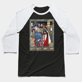 Prince Ivan, The Firebird and the Gray Wolf - Ivan Bilibin Baseball T-Shirt